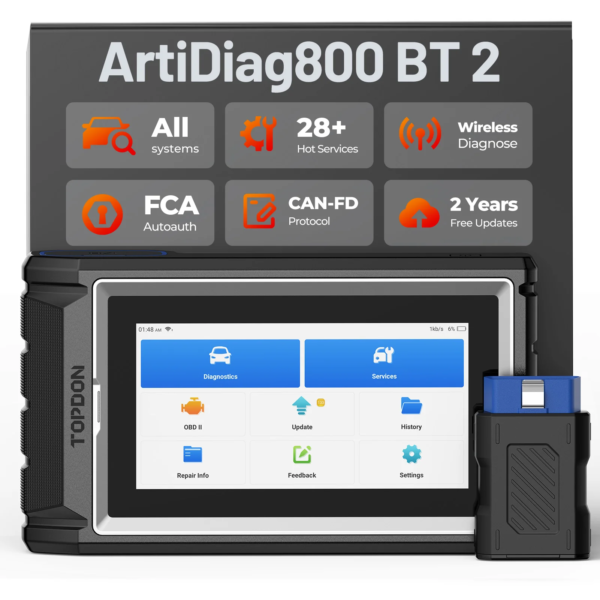 ArtiDiag800BT2 Funktsionaalsus