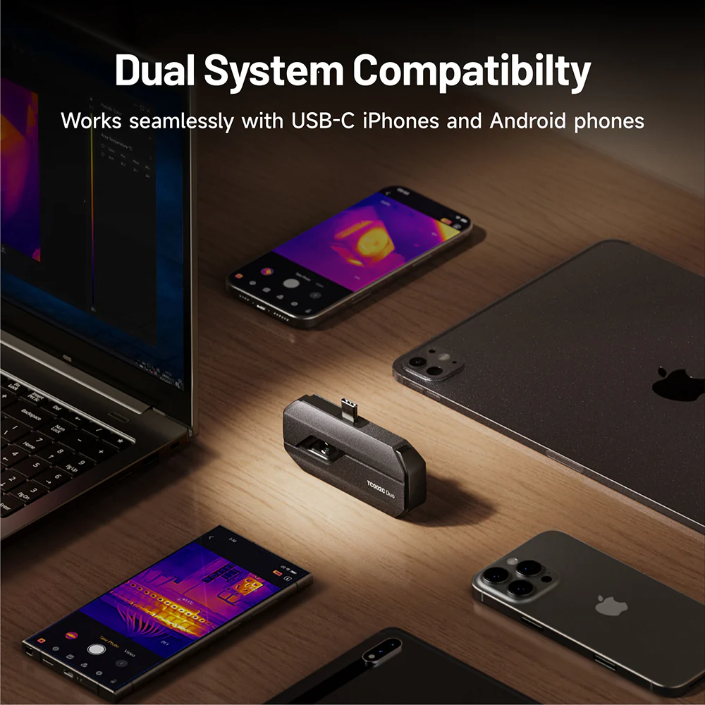 TC002C Duo Ühilduvus iOS ja Android seadmetega