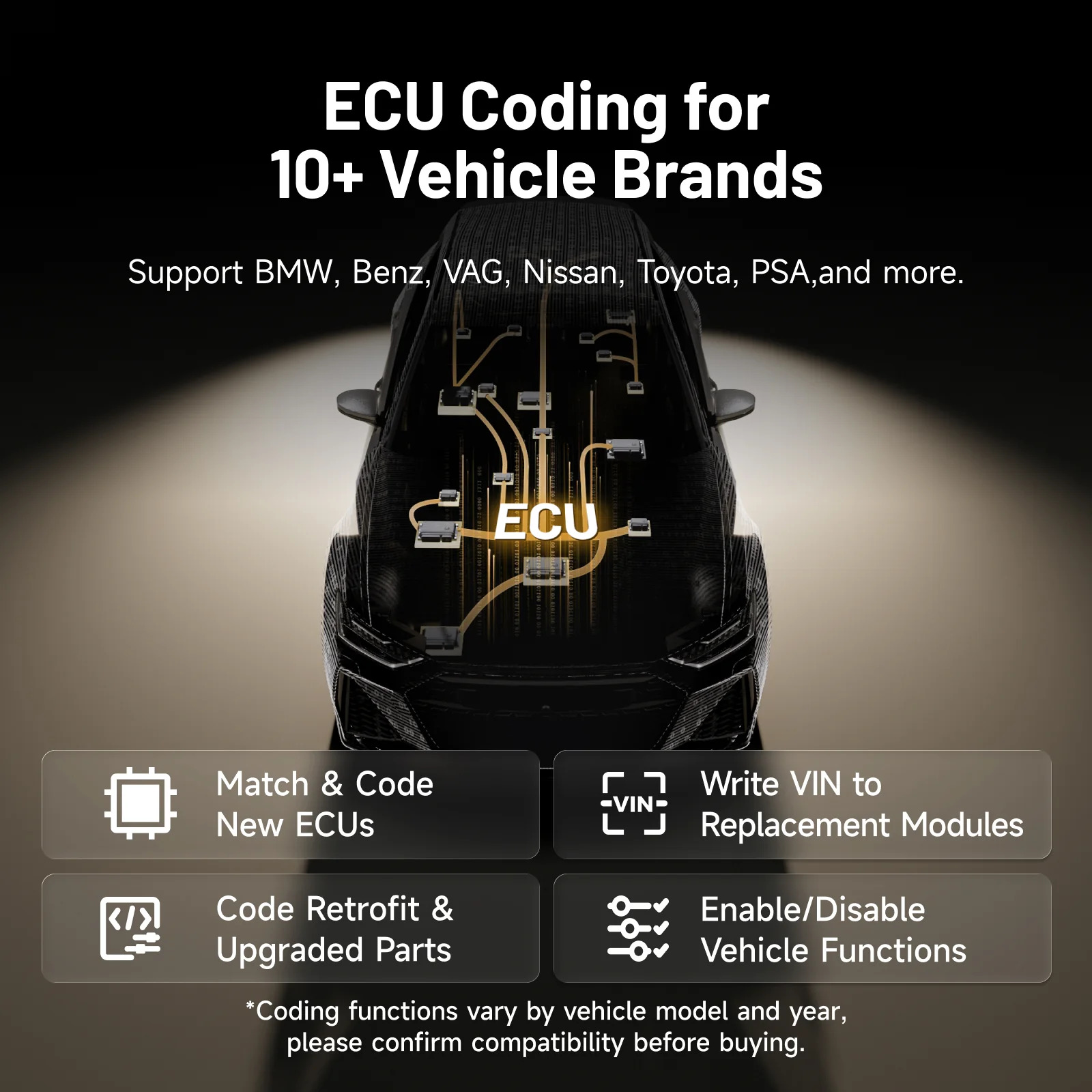 Topdon ONE ECU kodeerimine